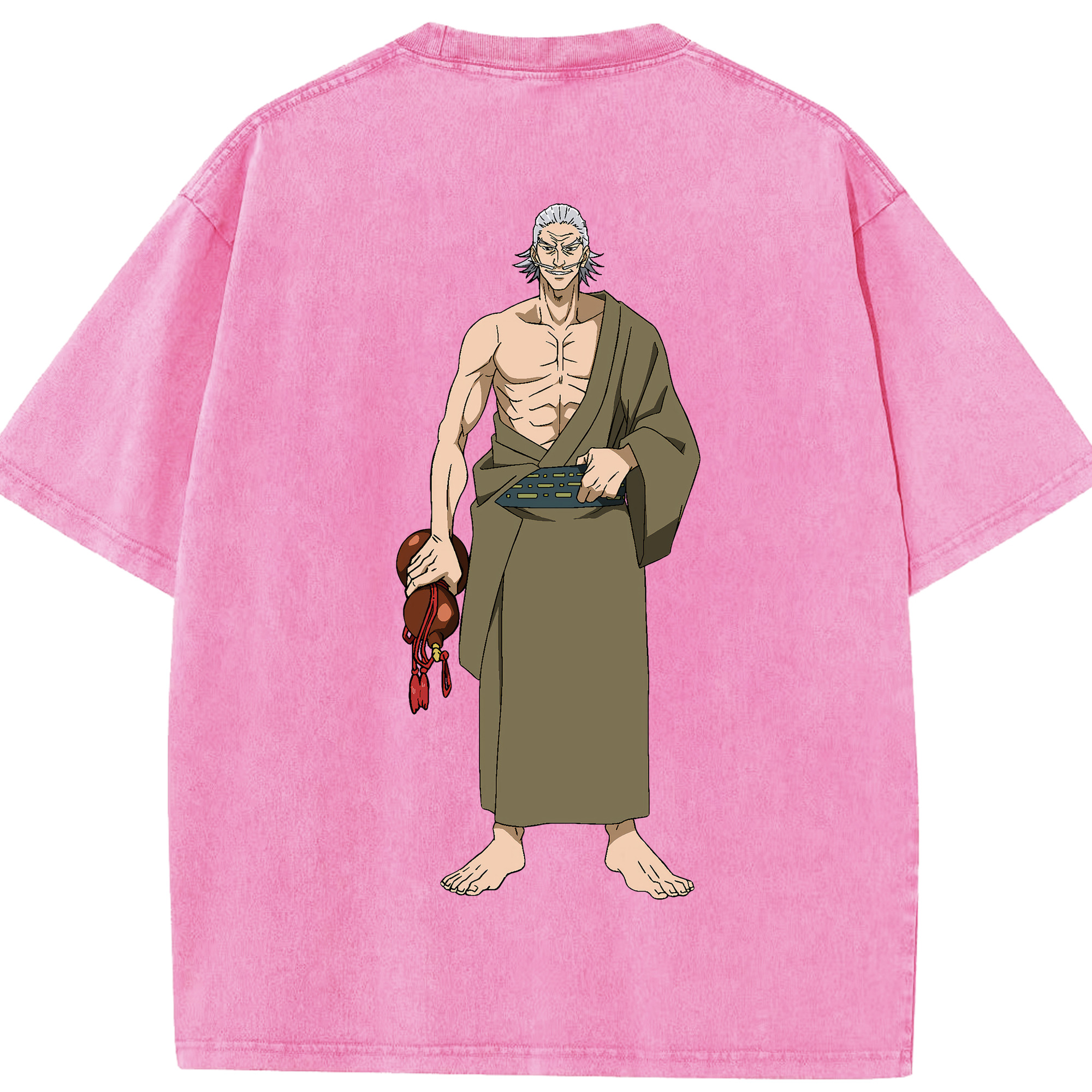 （画像用） 呪術廻戦 Jujutsu Kaisen 綿100% ヴィンテージ風 半袖Tシャツ（背面プリント）